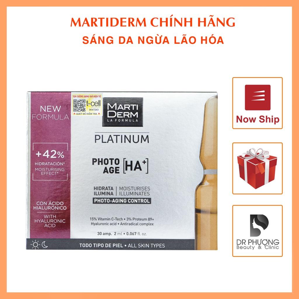 Tinh chất dưỡng ẩm, sáng da và chống lão hóa Martiderm Photo Age HA+ chứa 15% Vitamin C