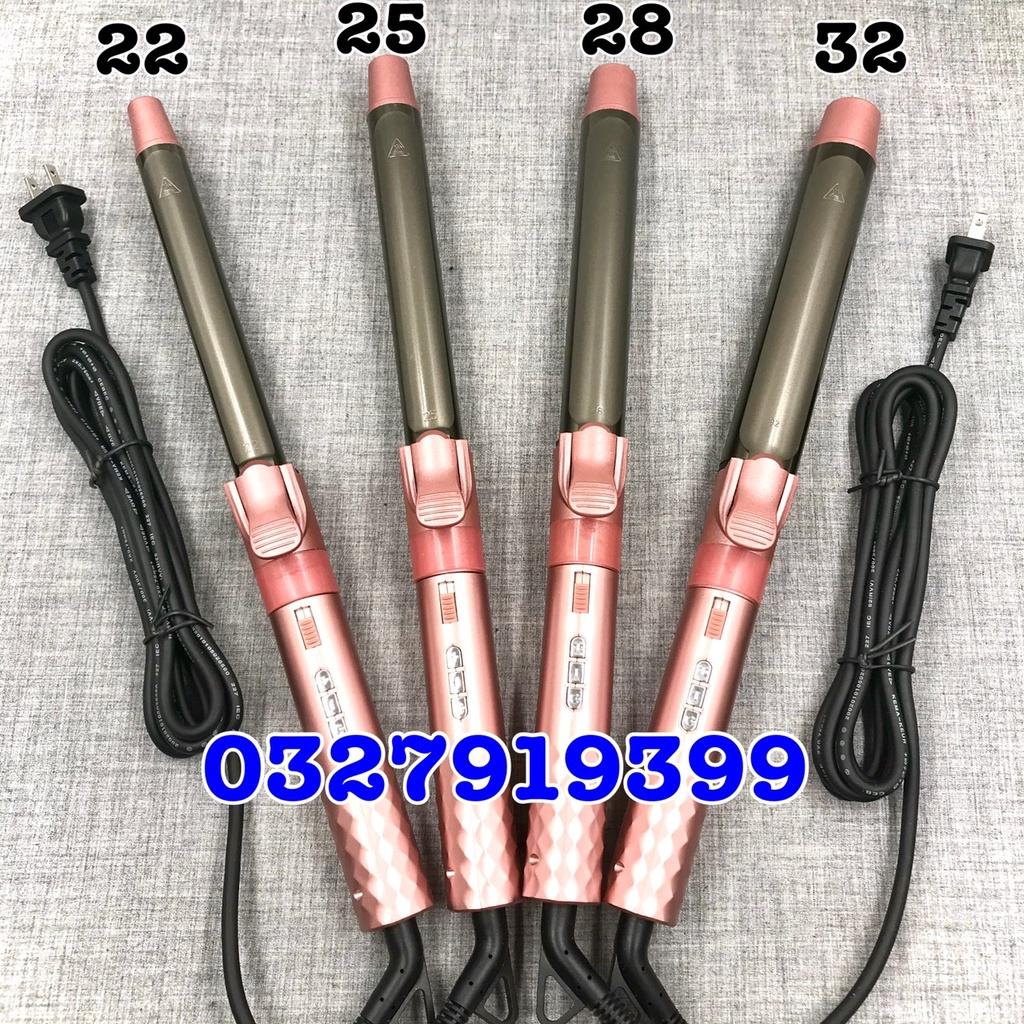 Máy uốn tóc chuyên nghiệp xoay trục TQ 801