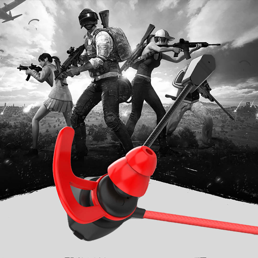 Tai nghe Gaming có mic G9 nhét tai chống ồn âm thanh Stereo chuyên game mobile, PC PUBG/ROS/FreeFire