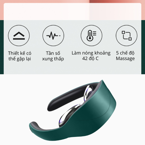 Máy massage giảm đau cổ vai gáy cảm ứng xung điện từ Công nghệ Nhật Bản - SMART BELT