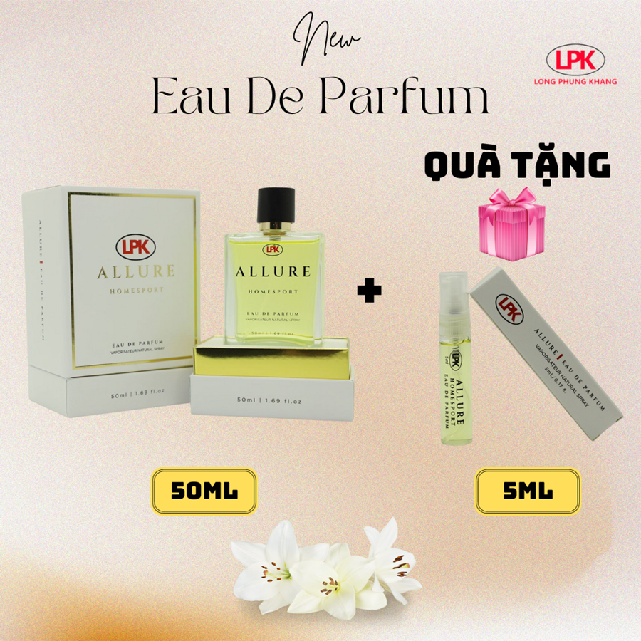 Nước Hoa Nam ALLURE Home Sport LPK Chính Hãng 5ml &amp; 50mL Eau De Parfum