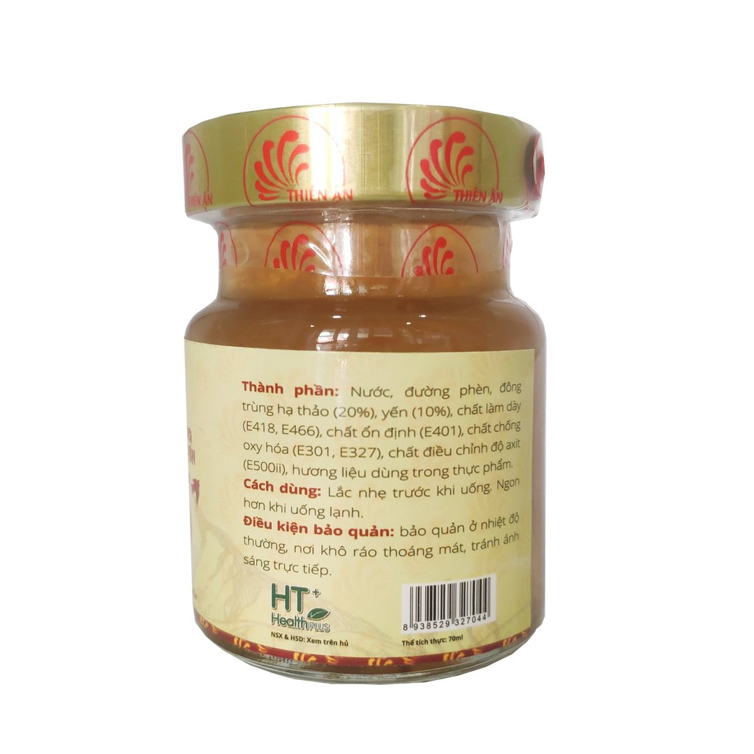 Nước Đông Trùng Hạ Thảo Yến HealthPlus Hủ (70ML