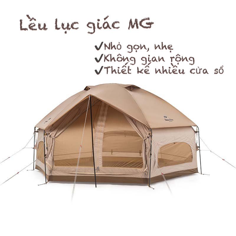 Lều lục giác MG cho 3-4 người NatureHike NH21ZP001