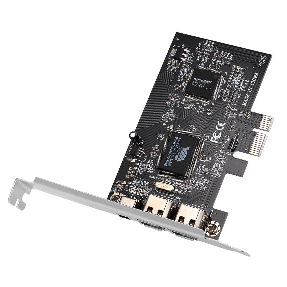 Thẻ mở rộng 3 cổng PCI-E 1394a 1394b, điều khiển PCI-Express cho máy tính để bàn