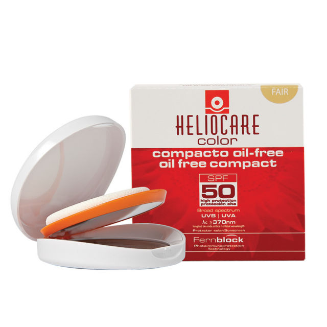 Phấn nền chống nắng màu sáng Heliocare Oil Free Compact SPF 50 Fair (10g)