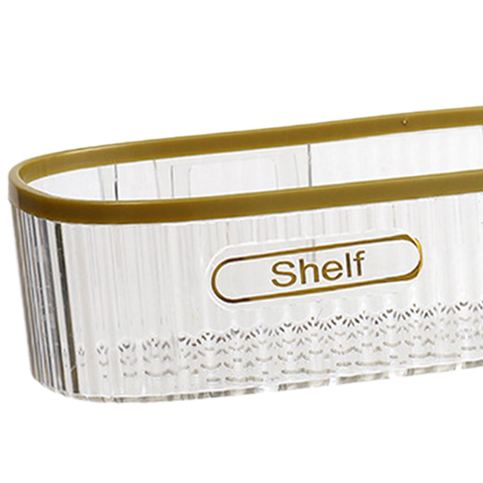 Wall Mount Shower Caddy Basket Shelf Cosmetic Organizer Floating Shelf for