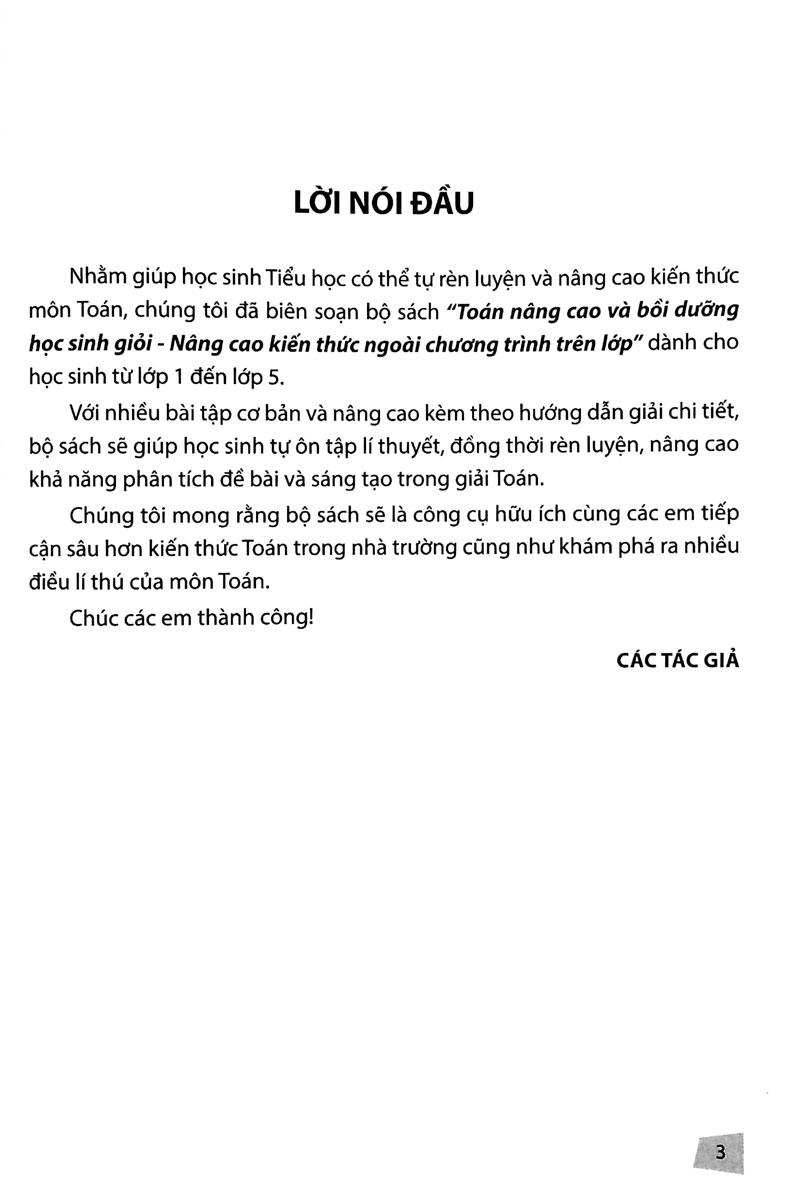 Toán Nâng Cao Và Bồi Dưỡng Học Sinh Giỏi Lớp 2 _ML