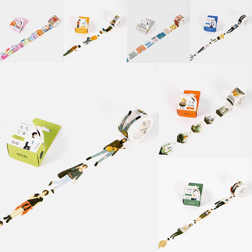 3 Rolls Tape DIY Decor Scrapbooking Masking Tape Adhesive Stickers Craft