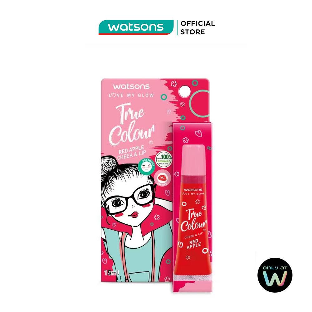 Son Dưỡng Có Màu Watsons Dành Cho Má Và Môi Red Apple 15ml