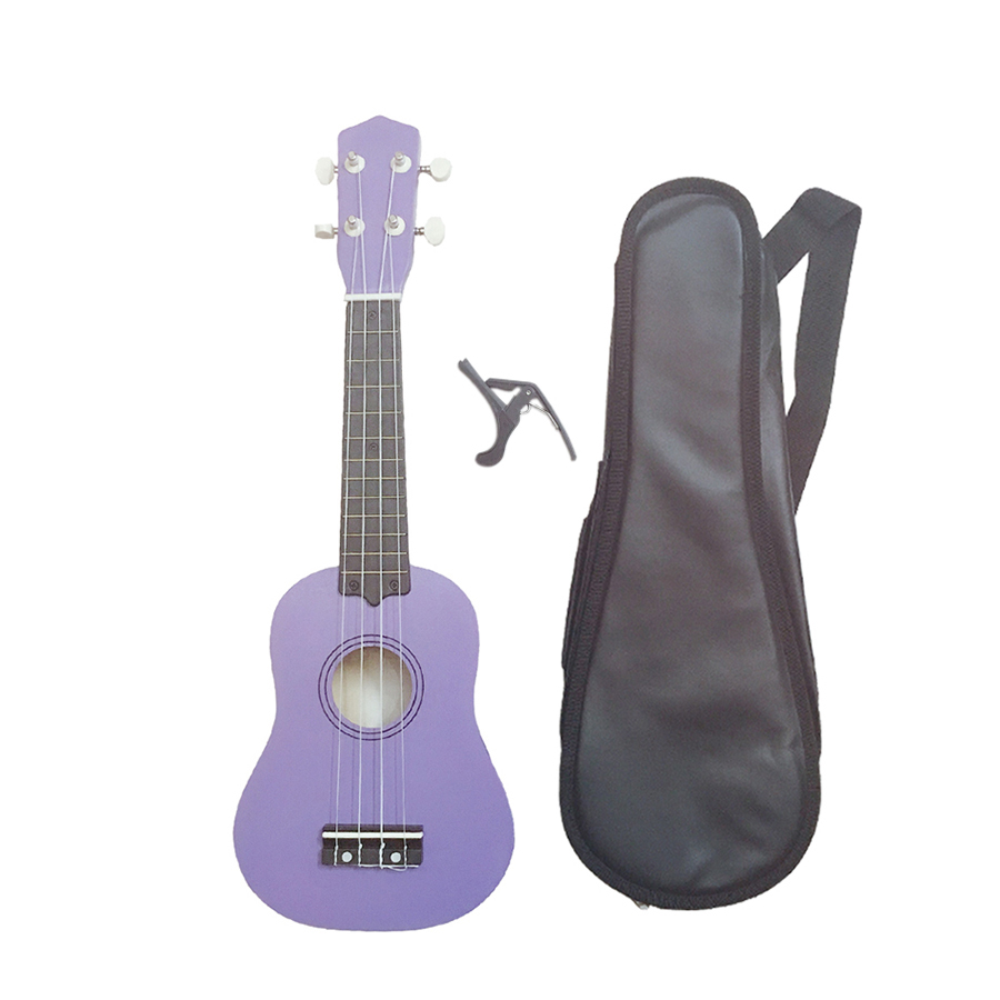 Đàn Ukulele Soprano Woim 35A15 tặng kèm bao da và capo nâng tông