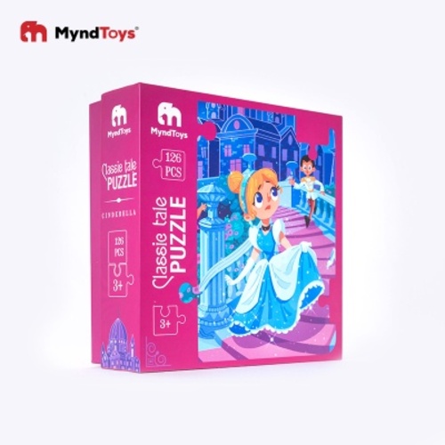 Đồ Chơi Xếp Hình MyndToys Classic Tale Puzzle Cinderella - Cô bé Lọ Lem Dành Cho Bé GáiTrên 4 Tuổi