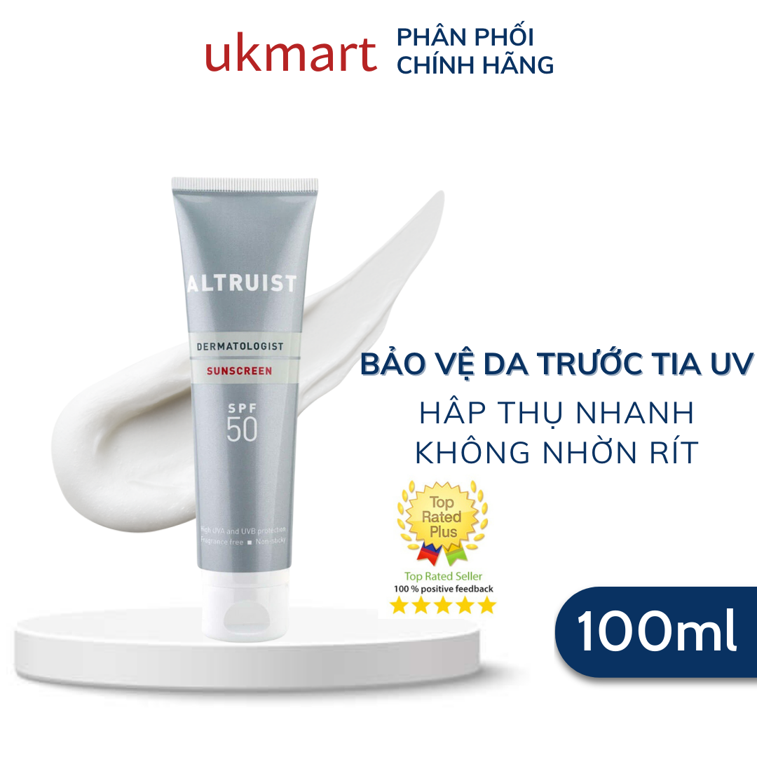 Kem Chống Nắng Altruist Dermatologist Sunscreen SPF 50 - 100ml