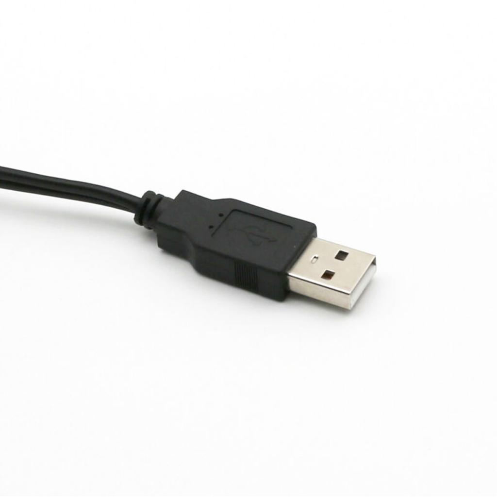 2X USB A Male Plug To 2 RCA Female AV Cable Aux Adapter TV Television Cord 1.5m
