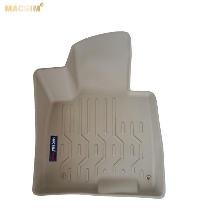 Thảm lót sàn xe ô tô Hyundai Tucson 2022 Nhãn hiệu Macsim chất liệu nhựa TPV cao cấp màu đen, màu be