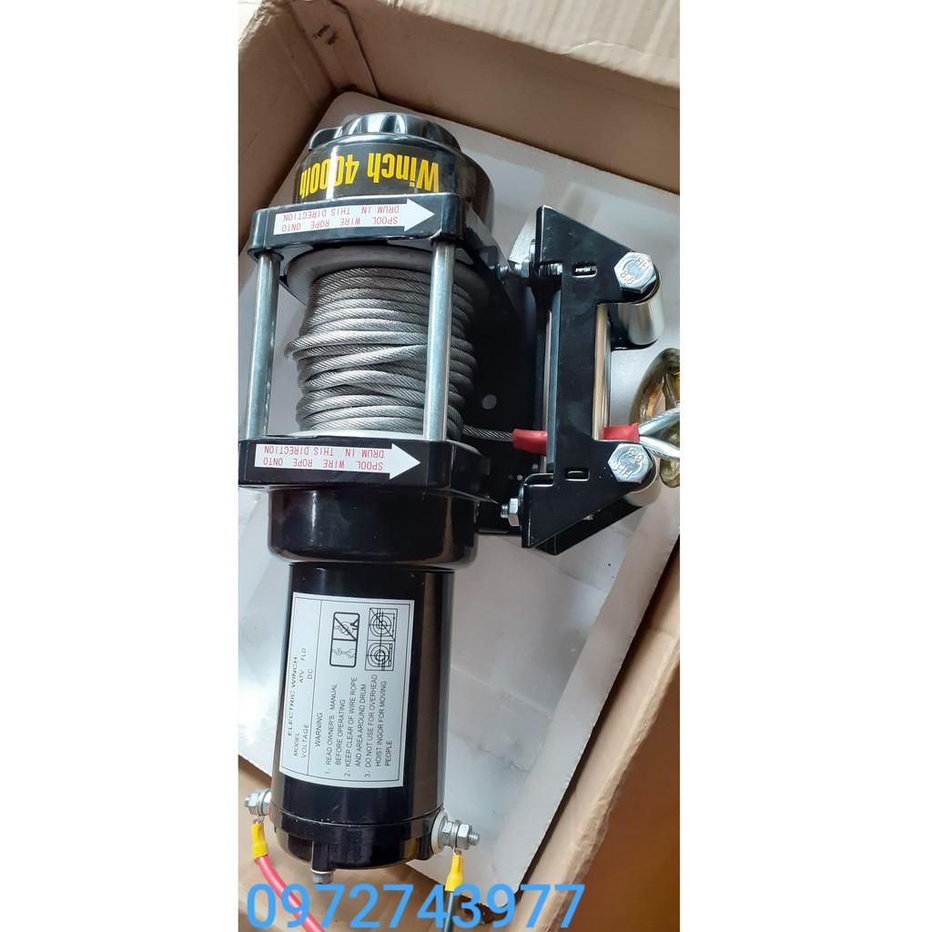 Tời điện 12V /24V ắc quy 4000lbs &amp;4500lb