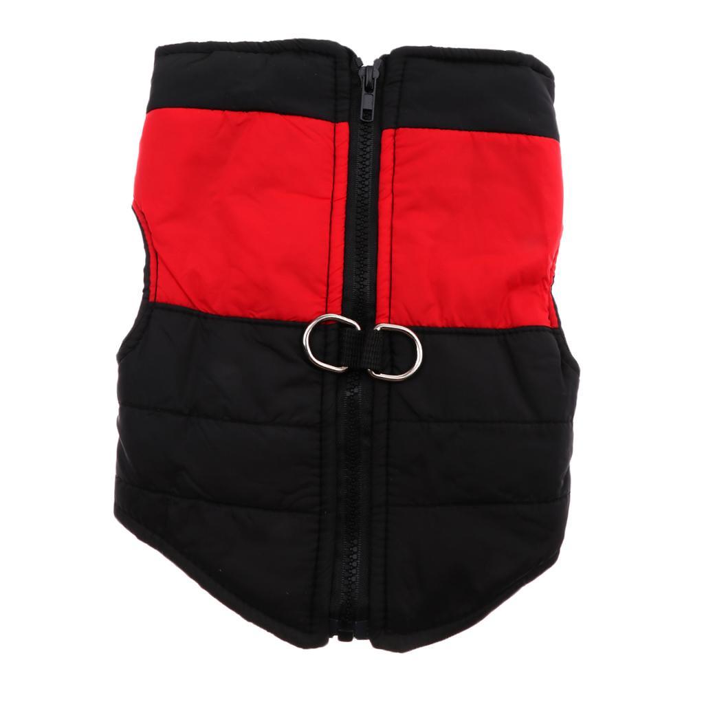 Dog Winter Warm Coat Vest Waterproof Jacket Down Vest Puppy Clothes