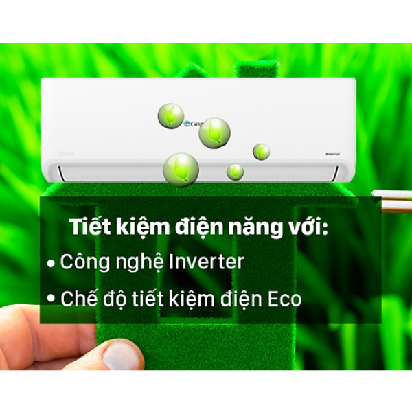 Điều Hòa - Máy Lạnh Casper Inverter 1 chiều 12000BTU (1.5HP) GC-12IS32 - Giao toàn quốc - Hàng chính hãng