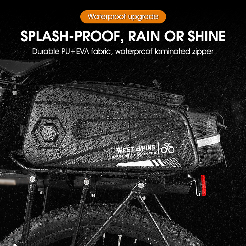 Túi xe đạp công suất lớn WEST BIKING 8.6L không thấm nước treo yên sau xe
