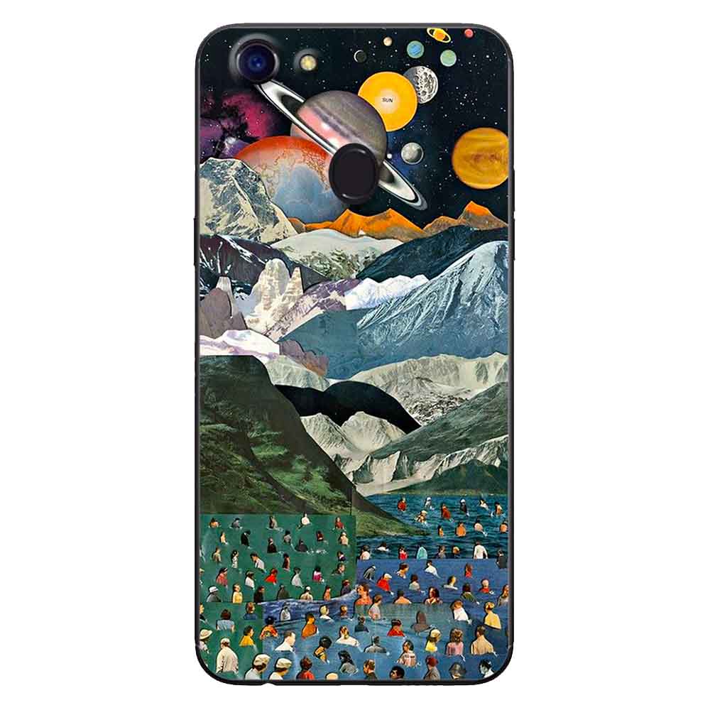 Ốp Lưng in cho Oppo F5 - F5 Youth Mẫu Vũ Trụ Nhiều Người - Hàng Chính Hãng