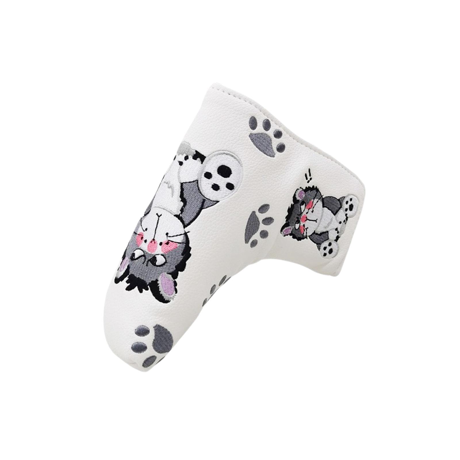 Golf Club Headcover Wrap Sleeve Waterproof Golf Mallet Putter Head Cover