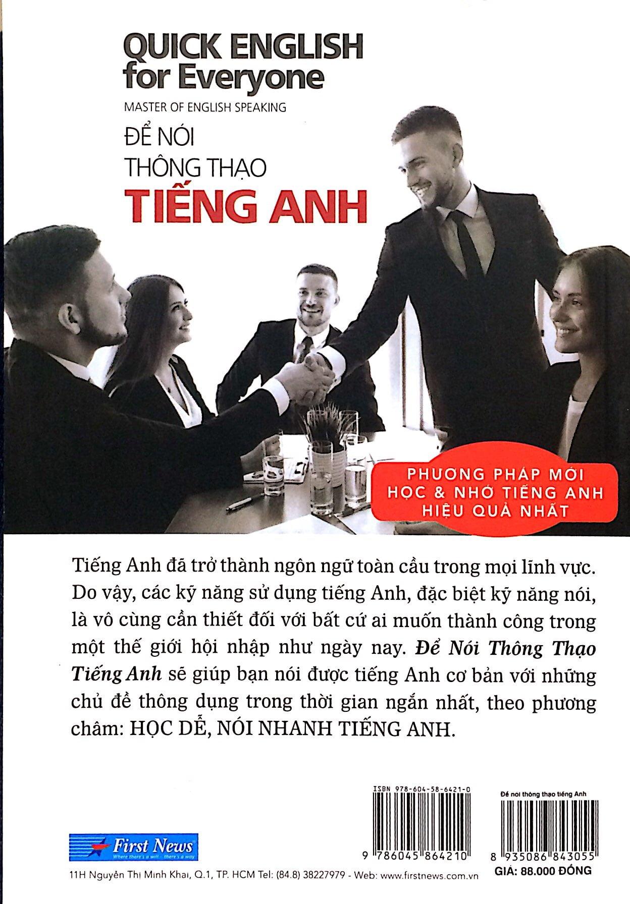 Sách Để Nói Thông Thạo Tiếng Anh