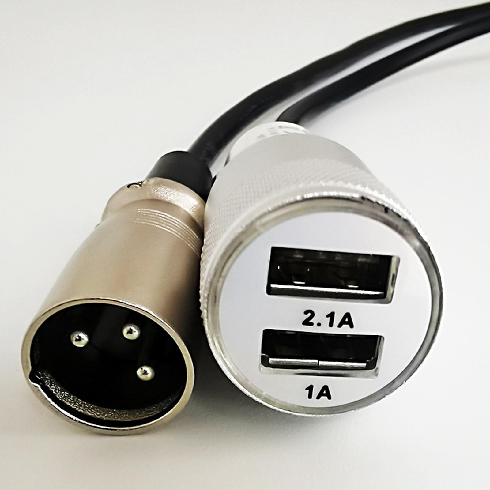 USB Car Charger Spare Double USB with Two USB Ports Accessories Portable