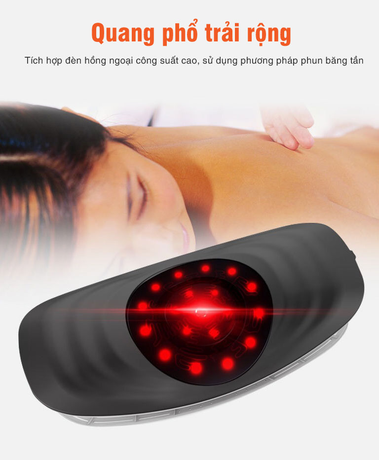 Máy massage thắt lưng hồng ngoại_Hỗ trợ phục hồi giảm đau thắt lưng