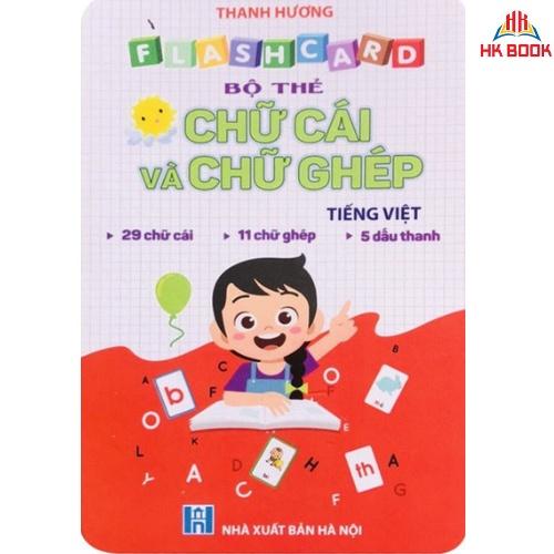 Sách - Bộ Thẻ Chữ Cái Và Chữ Ghép Tiếng Việt - Khổ Lớn (1 cuốn)