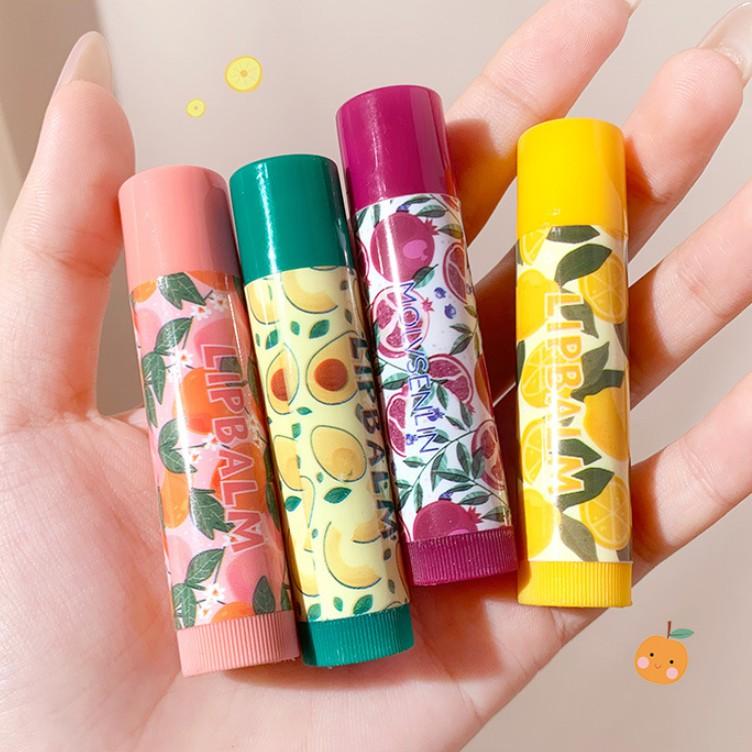 Son dưỡng hết nẻ môi hoa quả Molvsenlin Lip Balm 3.2g