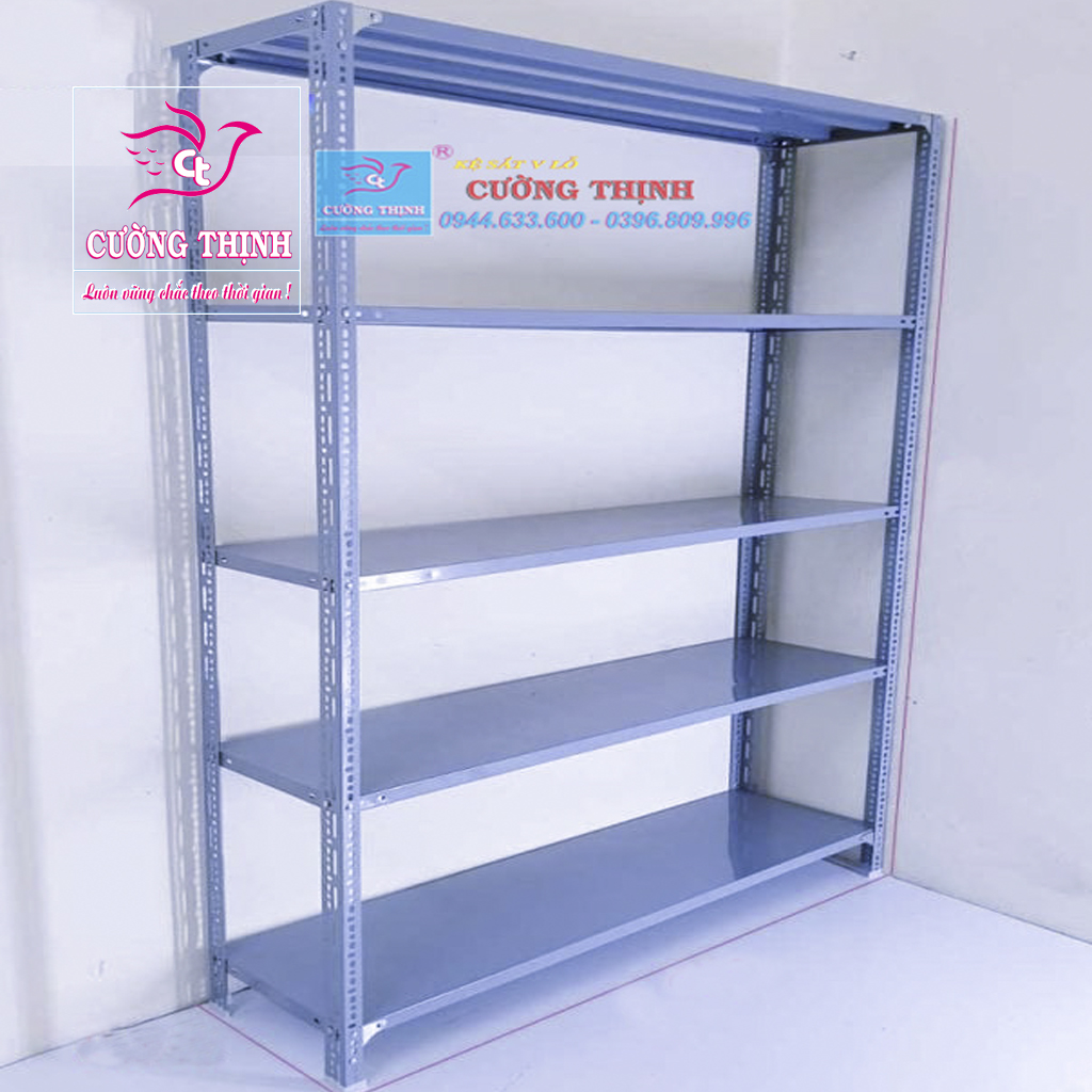 Kệ sắt trưng bày 5 Tầng, Cao 2m x Dài 1m5 x Rộng 30cm, Kệ sắt đa năng