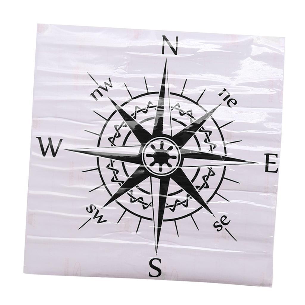 Car Truck Boat Exterior Body Windshield Reflective 3D Sticker Decal Black