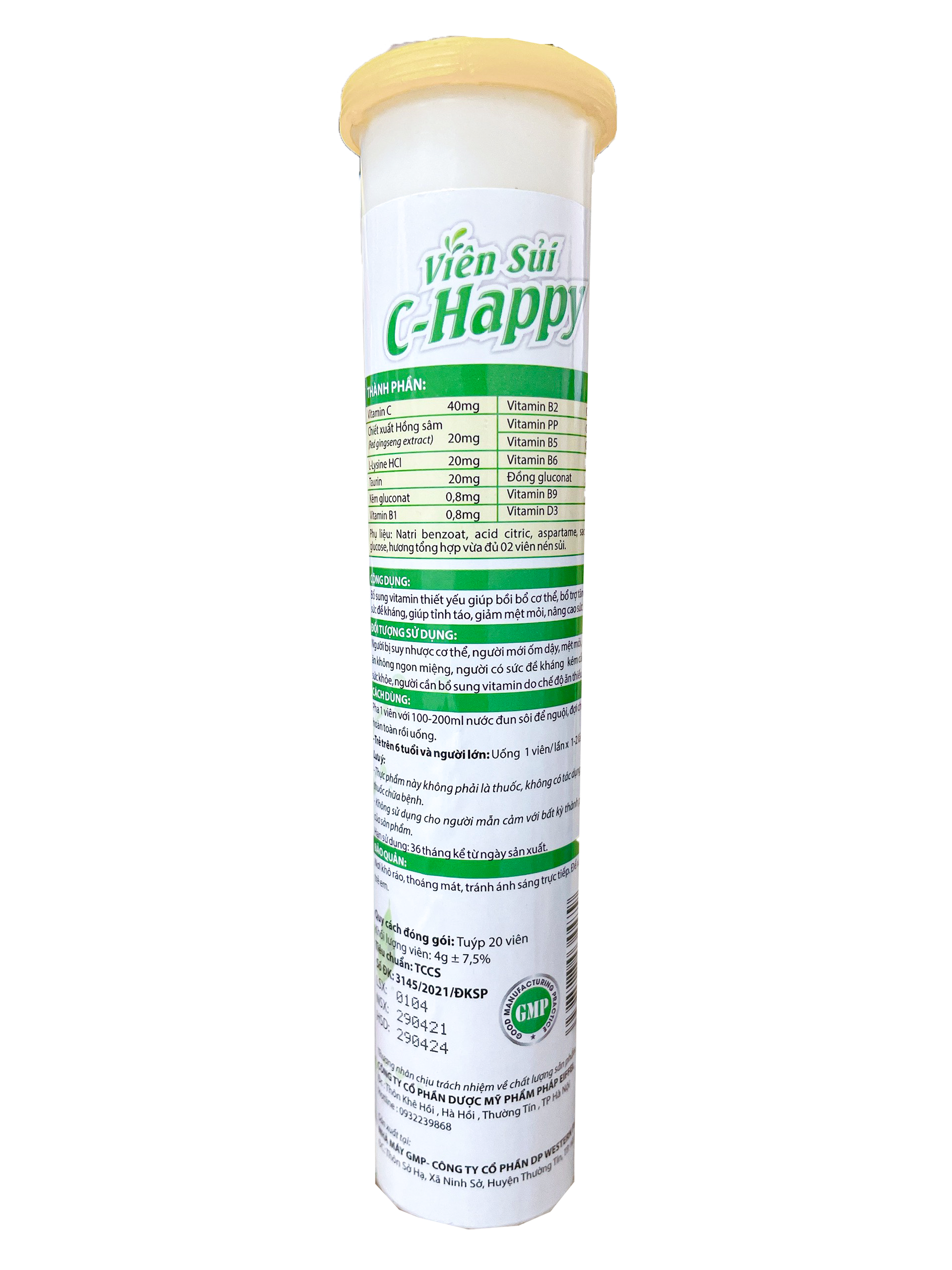 Viên Sủi Bổ Sung Vitamin C Tăng Cường Sức Đề Kháng Vị Cam, Chanh Tươi, Chanh Tươi Multi