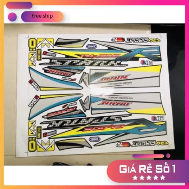 Tem rời wave blade 110 chữ R 3 lớp ko bay màu bảo hành màu sắc vĩnh viễn