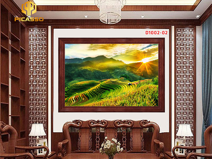 Tranh kính Phong cảnh thiên nhiên D1002 01