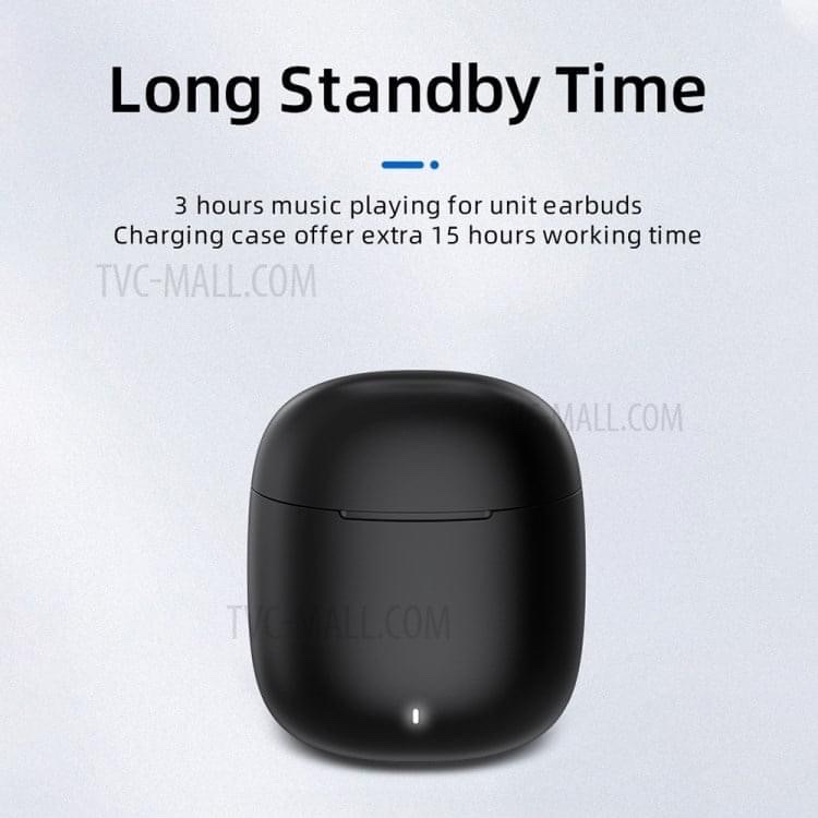 Tai Nghe Bluetooth WiWu Airbuds TWS06 Thiết Kế Bán Tai Trong, Tiêu Thụ Điện Năng Thấp, Truyền Tải Nhanh - Hàng Chính Hãng