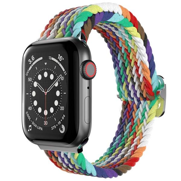 Dây đeo SwitchEasy (38/40/41mm) Candy Braided Nylon For Apple Watch Series (1~7/ SE), thiết kế bằng nylon bện nhiều màu Hàng Chính Hãng