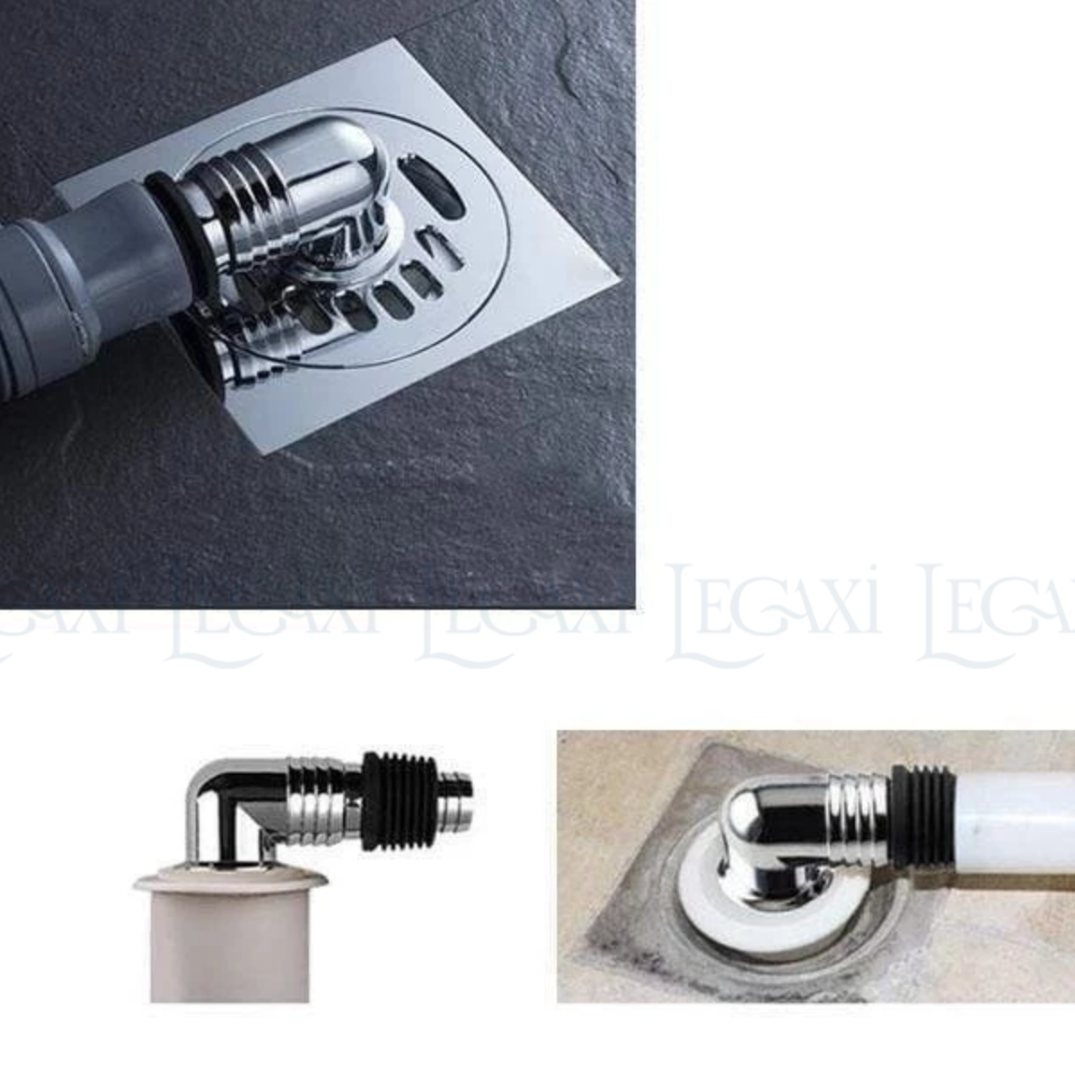 Đầu Nối Thoát Nước, Ống Xả Máy Giặt, Lavabo Chậu Rửa Thoát Sàn Ngăn Mùi, Côn Trùng Chống Tràn Legaxi