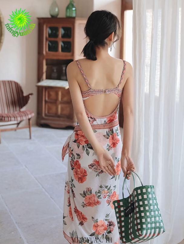 2020 swimwear one-piece small skirt swimsuit zipper