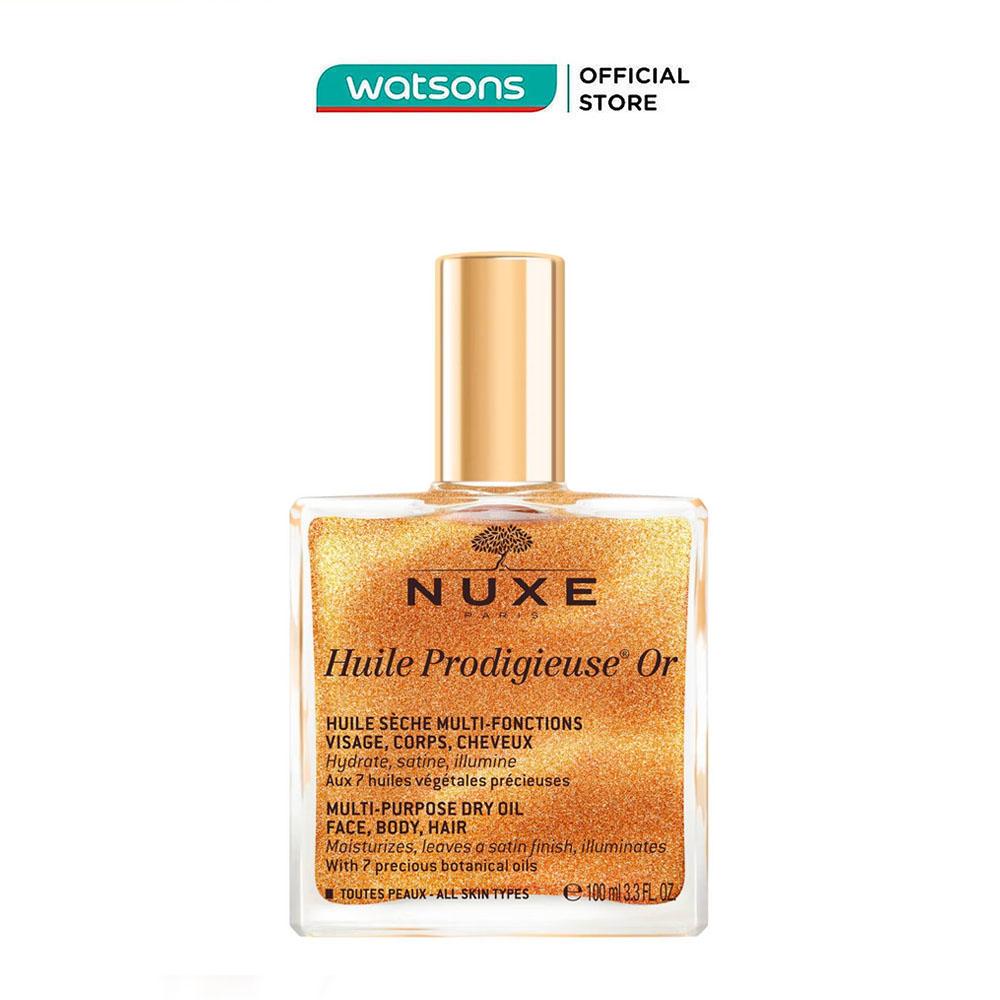 Dầu Khô Đa Năng Nuxe Huile Prodigieuse Or Multi-Purpose Dry Oil 100ml