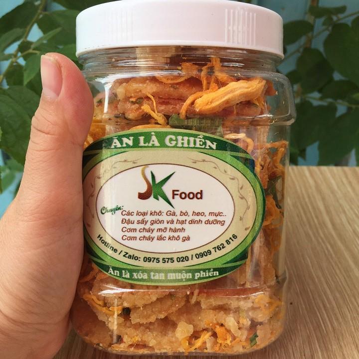 Combo 3 hũ rong biển - da heo - cơm cháy khô gà HIỆU SK FOOD
