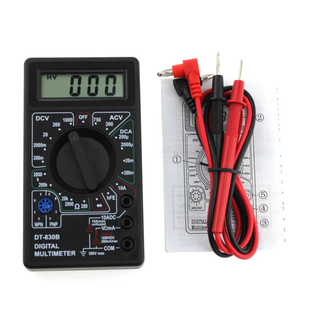 Digital Multimeter DT-830B Accurately Amp Volt Electricians Tools for Home