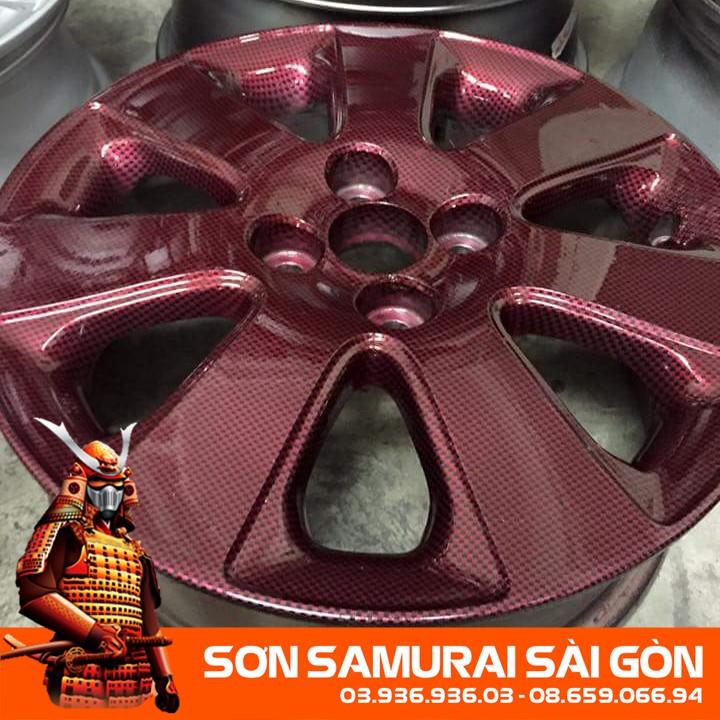 Sơn SAMURAI KUROBUSHI WFP001-2 CACBON ĐEN chính hãng dành cho xe máy