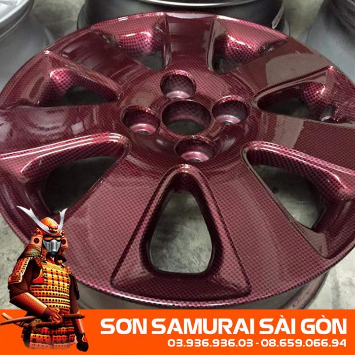 Sơn SAMURAI KUROBUSHI WFP001-2 CACBON ĐEN chính hãng dành cho xe máy