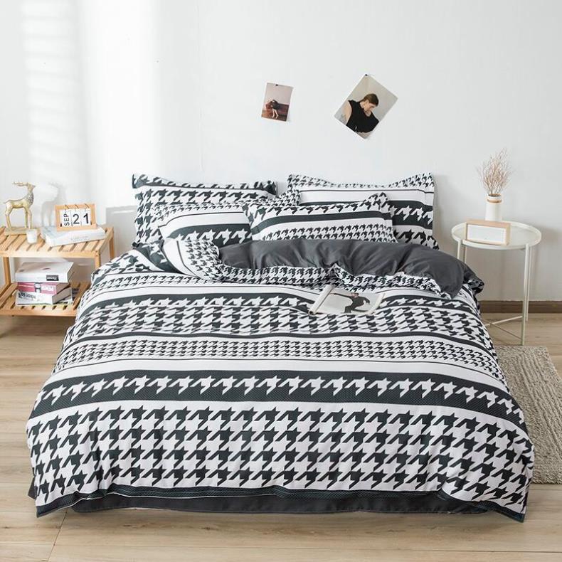Bộ chăn ga gối , coton poly họa tiết mới đáng yêu đủ size miễn phí bo chun
