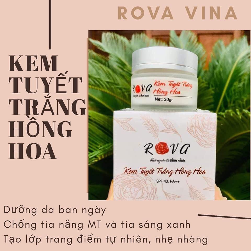 Kem nền dưỡng da và chống nắng Rova 3in1 độ SPF 40 PA ++, không bết rít, dưỡng trắng, phù hợp mọi loại da và da dầu