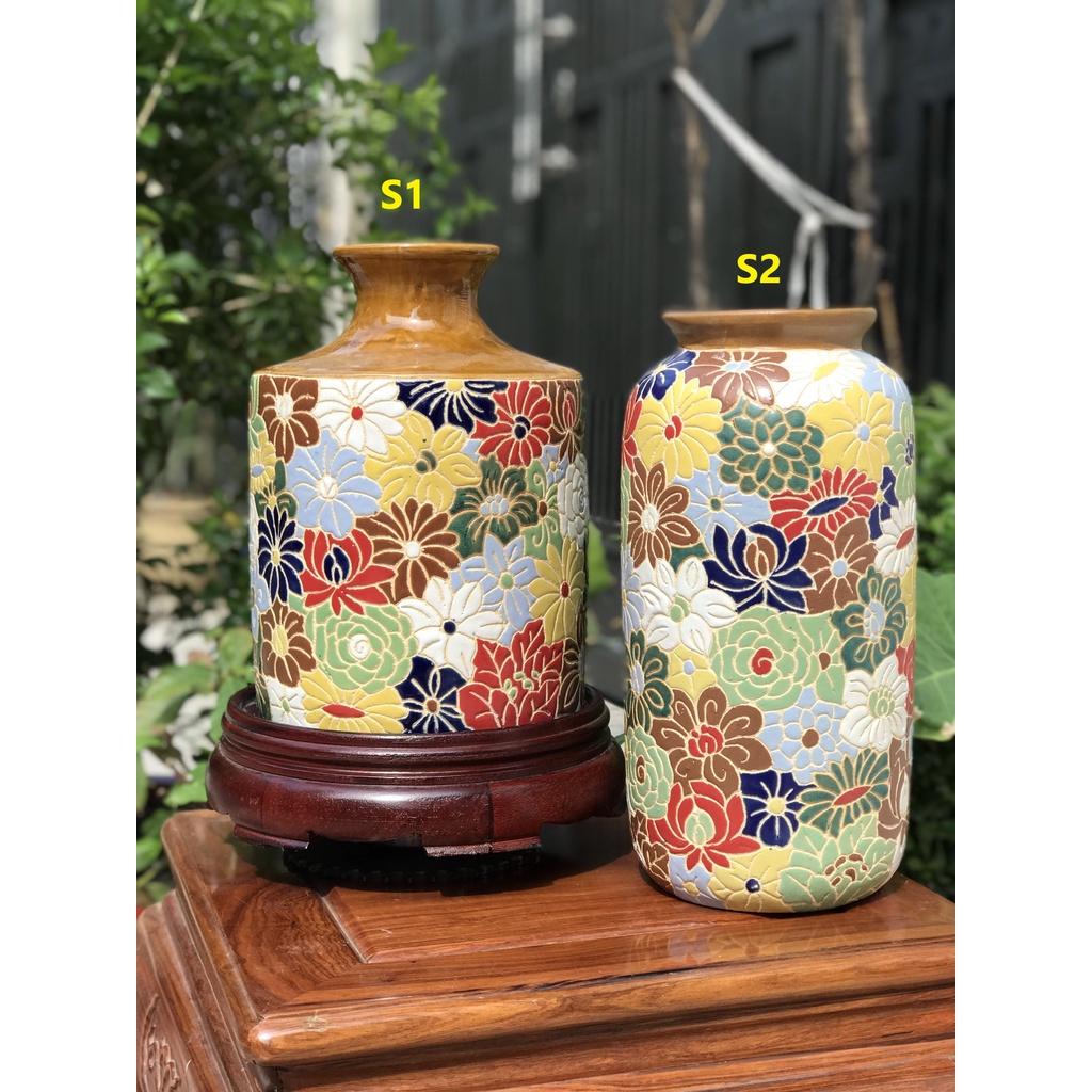 Bình Bách Hoa HN Gốm Sứ Nam bộ 01