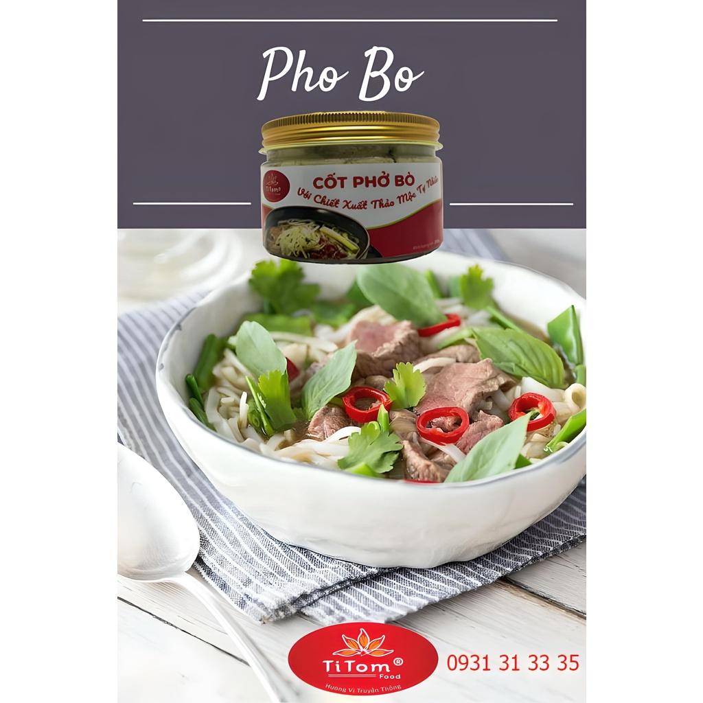 Gia vị nấu phở - Gia vị phở - Gia vị phở nêm sẵn - Cốt phở bò TITOM 250g