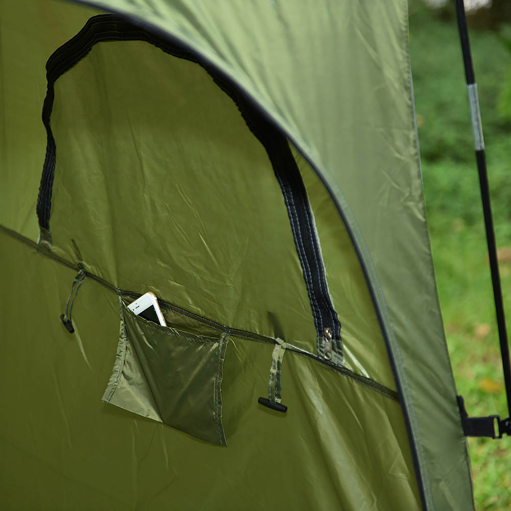 Lều vệ sinh đa năng cắm trại dã ngoại, lều thay đồ tiện lợi khung thép chắc chắn [Hàng Có sẵn]