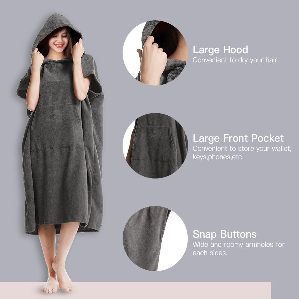 Khăn Trùm Đầu Khô Nhanh Có Túi Trùm Đầu