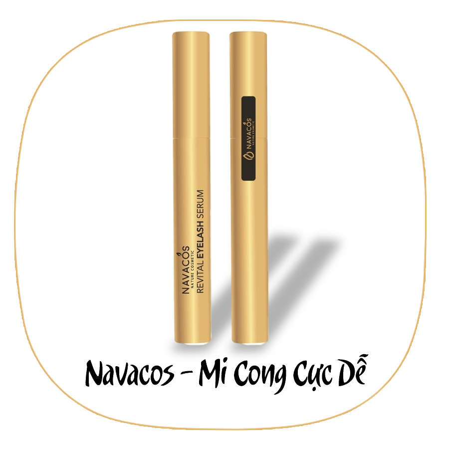 Dưỡng Dài Mi Navacos - Mi Cong Quyến Rũ, Dưỡng Mi 3in1, Dưỡng dài mi, Chống rụng mi, Phục hồi và nuôi dưỡng mi - Navacos Revital Eyelash Serum